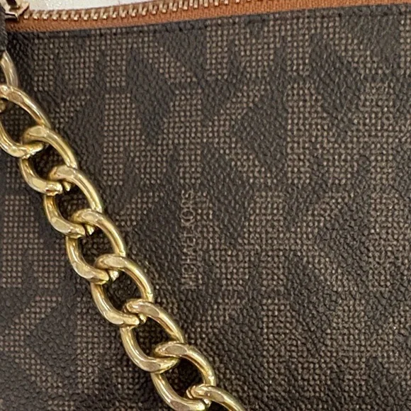 Michael Kors Collection Black and Gold Crossbody Bag - Picture 10 of 10